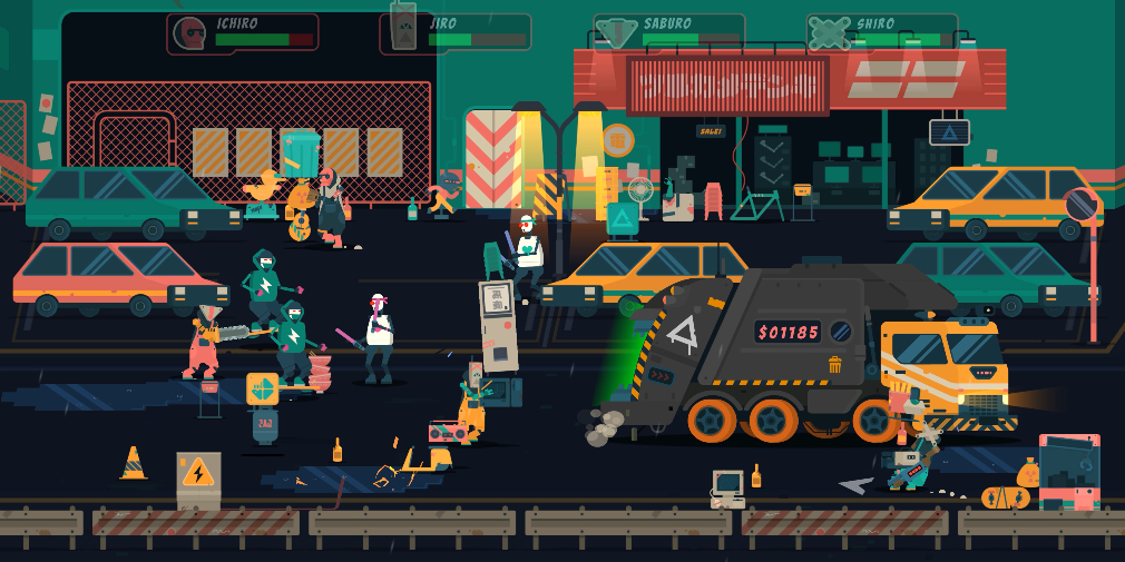 Scrappers, out today for Apple Arcade, is a stylish, action-packed game about being a bin man
